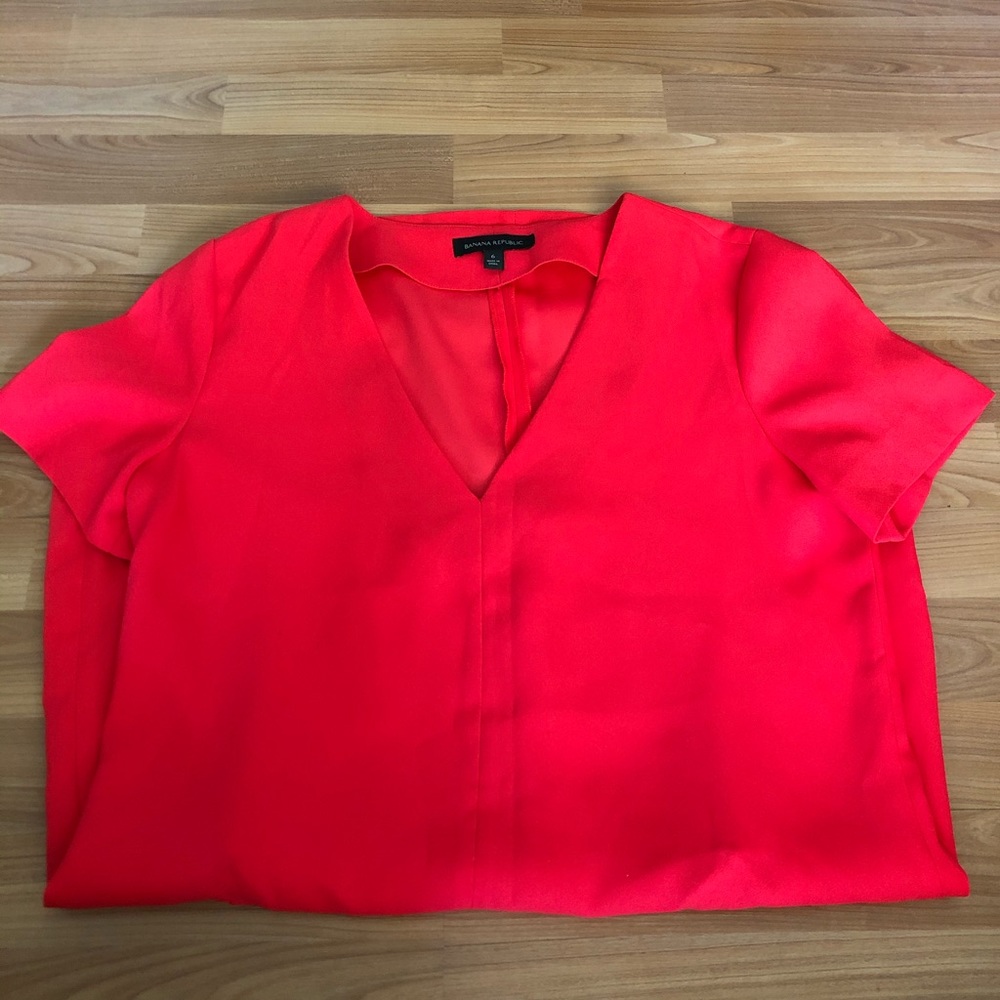 Red banana republic mini dress